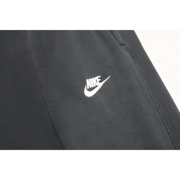 Nike Jogger Sweat Pants Tapered Cotton Blend Black W/Pockets Mens Sz Medium - Picture 5 of 9